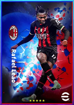 Rafael Leão eFootball 2026 player card, 84 OVR LWF