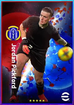 Jordan Pickford eFootball 2026 player card, 81 OVR GK