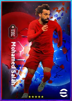 Mohamed Salah eFootball 2026 player card, 88 OVR RWF