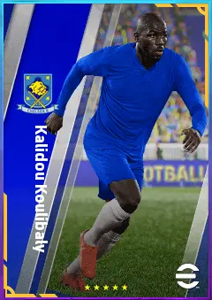 Kalidou Koulibaly eFootball 2026 player card, 84 OVR CB