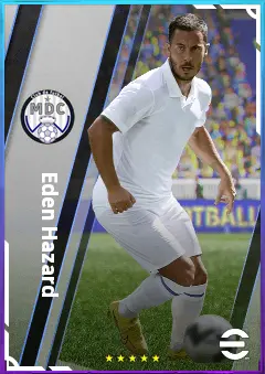 Eden Hazard eFootball 2026 player card, 81 OVR LWF