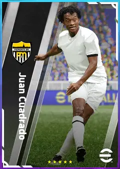 Juan Cuadrado eFootball 2026 player card, 82 OVR RMF