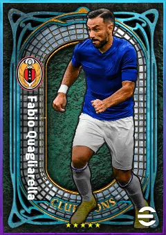 Fabio Quagliarella eFootball 2026 player card, 77 OVR CF