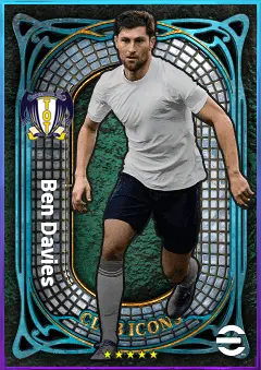 Ben Davies eFootball 2026 player card, 79 OVR CB