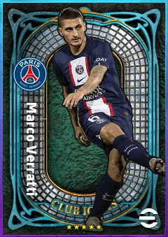Marco Verratti eFootball 2026 player card, 83 OVR CMF
