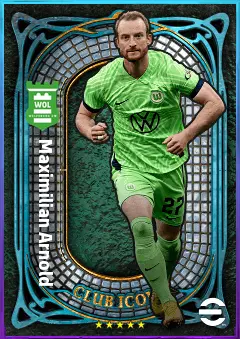Maximilian Arnold eFootball 2026 player card, 80 OVR CMF