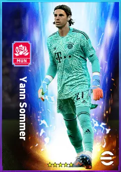 Yann Sommer eFootball 2026 player card, 84 OVR GK