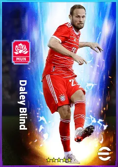 Daley Blind eFootball 2026 player card, 80 OVR LB