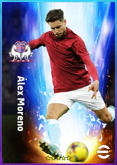 Álex Moreno eFootball 2026 player card, 78 OVR LB