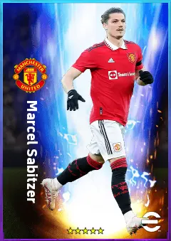 Marcel Sabitzer eFootball 2026 player card, 81 OVR CMF