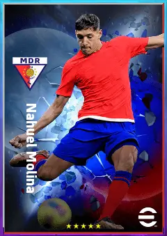 Nahuel Molina eFootball 2026 player card, 81 OVR RB