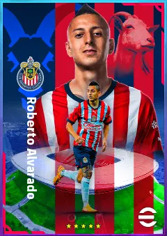 Roberto Alvarado eFootball 2026 player card, 79 OVR RWF