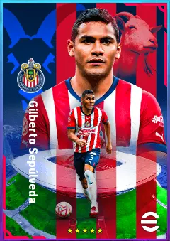 Gilberto Sepúlveda eFootball 2026 player card, 76 OVR CB