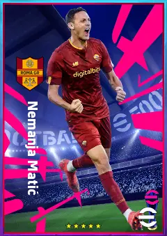 Nemanja Matić eFootball 2026 player card, 78 OVR DMF