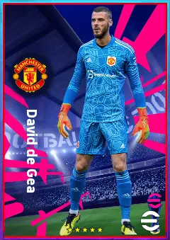 David de Gea eFootball 2026 player card, 83 OVR GK