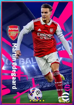 Martin Ødegaard eFootball 2026 player card, 84 OVR AMF