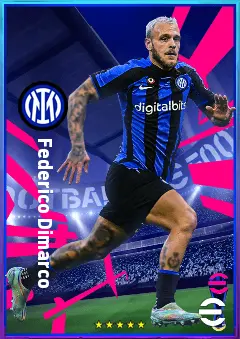 Federico Dimarco eFootball 2026 player card, 81 OVR LB