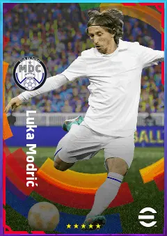 Luka Modrić eFootball 2026 player card, 84 OVR CMF