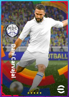 Dani Carvajal eFootball 2026 player card, 82 OVR RB
