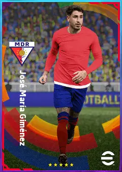 José María Giménez eFootball 2026 player card, 83 OVR CB