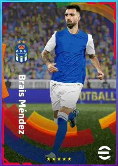 Brais Méndez eFootball 2026 player card, 80 OVR RMF