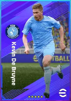 Kevin De Bruyne eFootball 2026 player card, 87 OVR AMF