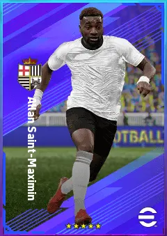 Allan Saint-Maximin eFootball 2026 player card, 81 OVR LMF