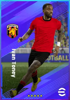 Ivan Toney eFootball 2026 player card, 81 OVR CF