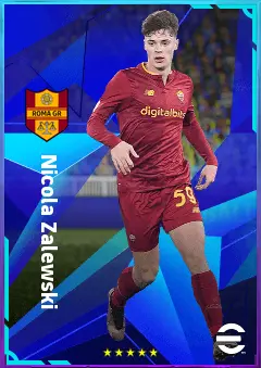 Nicola Zalewski eFootball 2026 player card, 79 OVR LMF