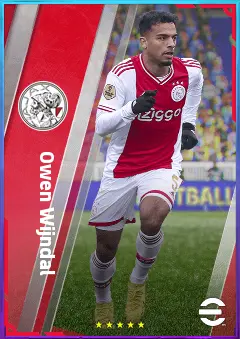 Owen Wijndal eFootball 2026 player card, 80 OVR LB