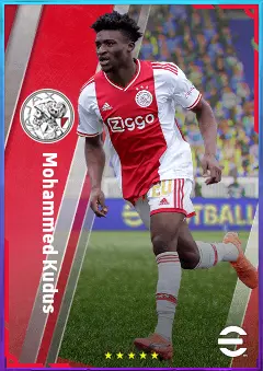 Mohammed Kudus eFootball 2026 player card, 79 OVR CF
