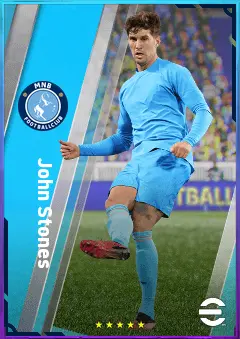 John Stones eFootball 2026 player card, 83 OVR CB