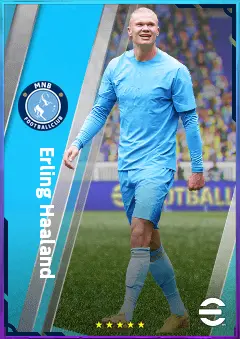 Erling Haaland eFootball 2026 player card, 87 OVR CF