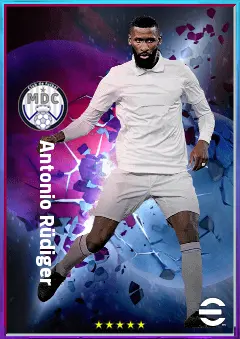 Antonio Rüdiger eFootball 2026 player card, 84 OVR CB