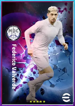 Federico Valverde eFootball 2026 player card, 85 OVR CMF