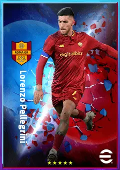 Lorenzo Pellegrini eFootball 2026 player card, 83 OVR AMF