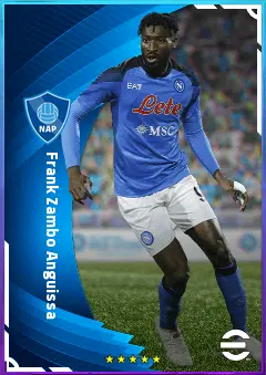 Frank Zambo Anguissa eFootball 2026 player card, 82 OVR CMF