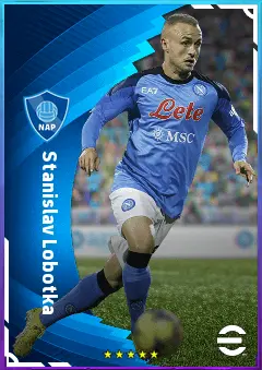 Stanislav Lobotka eFootball 2026 player card, 80 OVR DMF