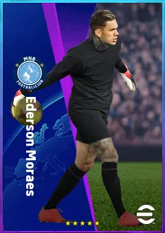 Ederson Moraes eFootball 2026 player card, 86 OVR GK