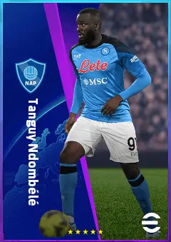Tanguy Ndombélé eFootball 2026 player card, 81 OVR CMF