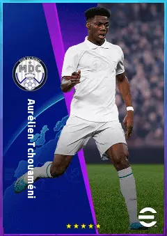 Aurélien Tchouaméni eFootball 2026 player card, 84 OVR DMF