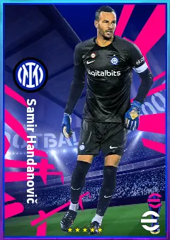 Samir Handanovič eFootball 2026 player card, 80 OVR GK