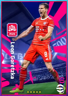 Leon Goretzka eFootball 2026 player card, 85 OVR CMF