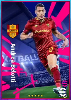 Andrea Belotti eFootball 2026 player card, 80 OVR CF