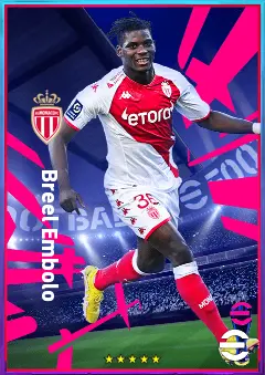 Breel Embolo eFootball 2026 player card, 79 OVR CF