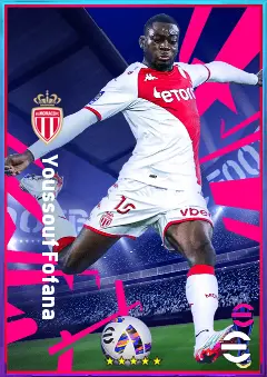 Youssouf Fofana eFootball 2026 player card, 81 OVR CMF