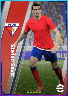 Stefan Savić eFootball 2026 player card, 84 OVR CB