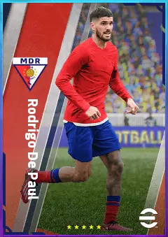 Rodrigo De Paul eFootball 2026 player card, 83 OVR CMF
