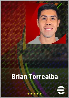 Brian Torrealba eFootball 2026 player card, 70 OVR CB