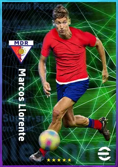 Marcos Llorente eFootball 2026 player card, 83 OVR CMF